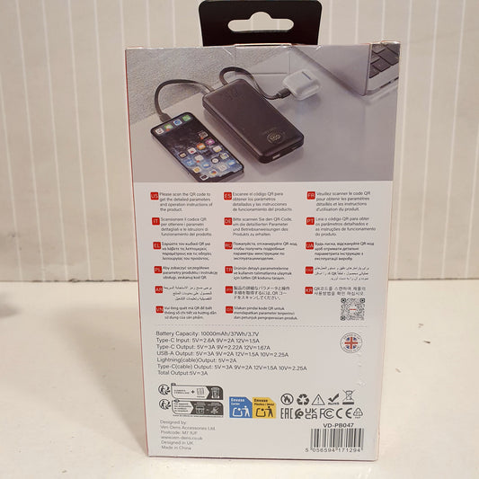 Ven Dens Power Bank 10000 MAH, 61370