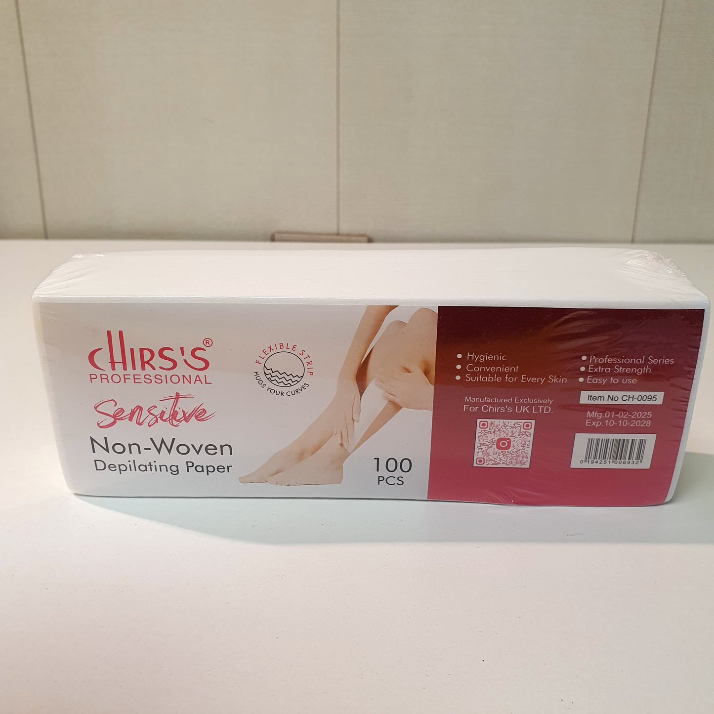 Chirs's Professional Non Woven Sensitive Skin Depilating Paper 31300