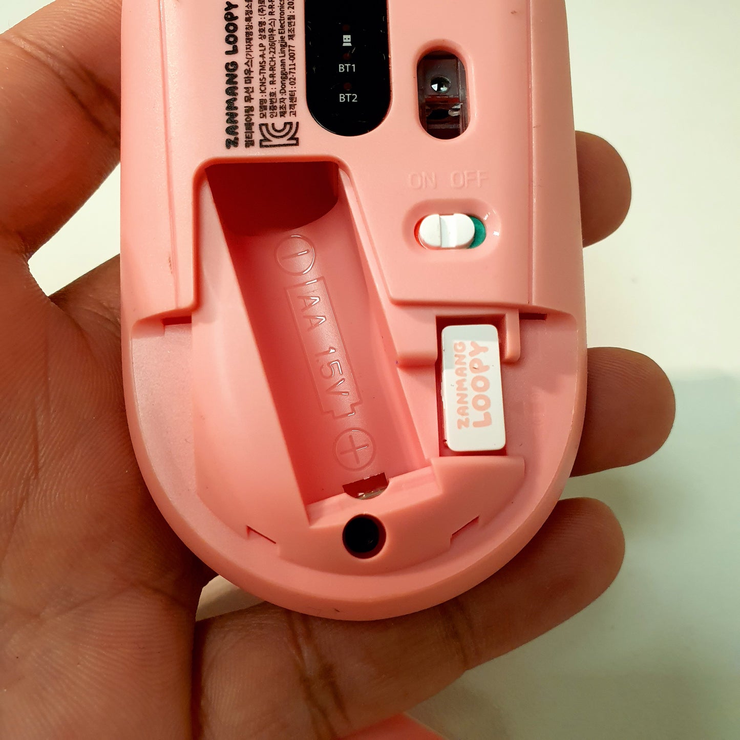 Bluetooth Mouse Peach White, 21750