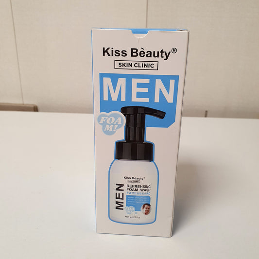 Kiss Beauty Refreshing Foam Wash Face & Beard 414501