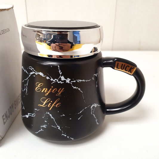 Fine Ceramic Mug with Lid 82700 May