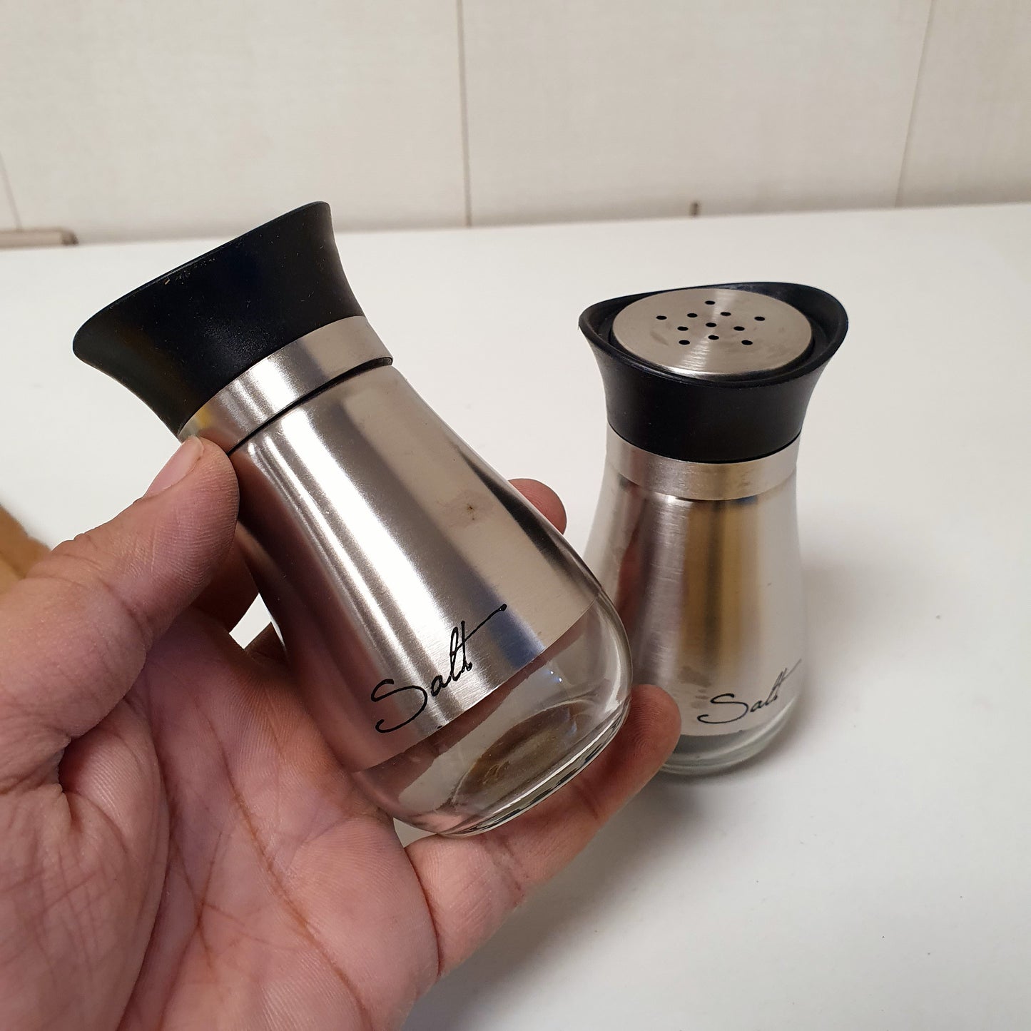 Salt Pepper Dispenser Set of 2 61600