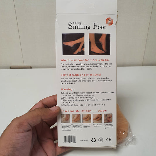 Smiling Silicone Foot Wear, 22050