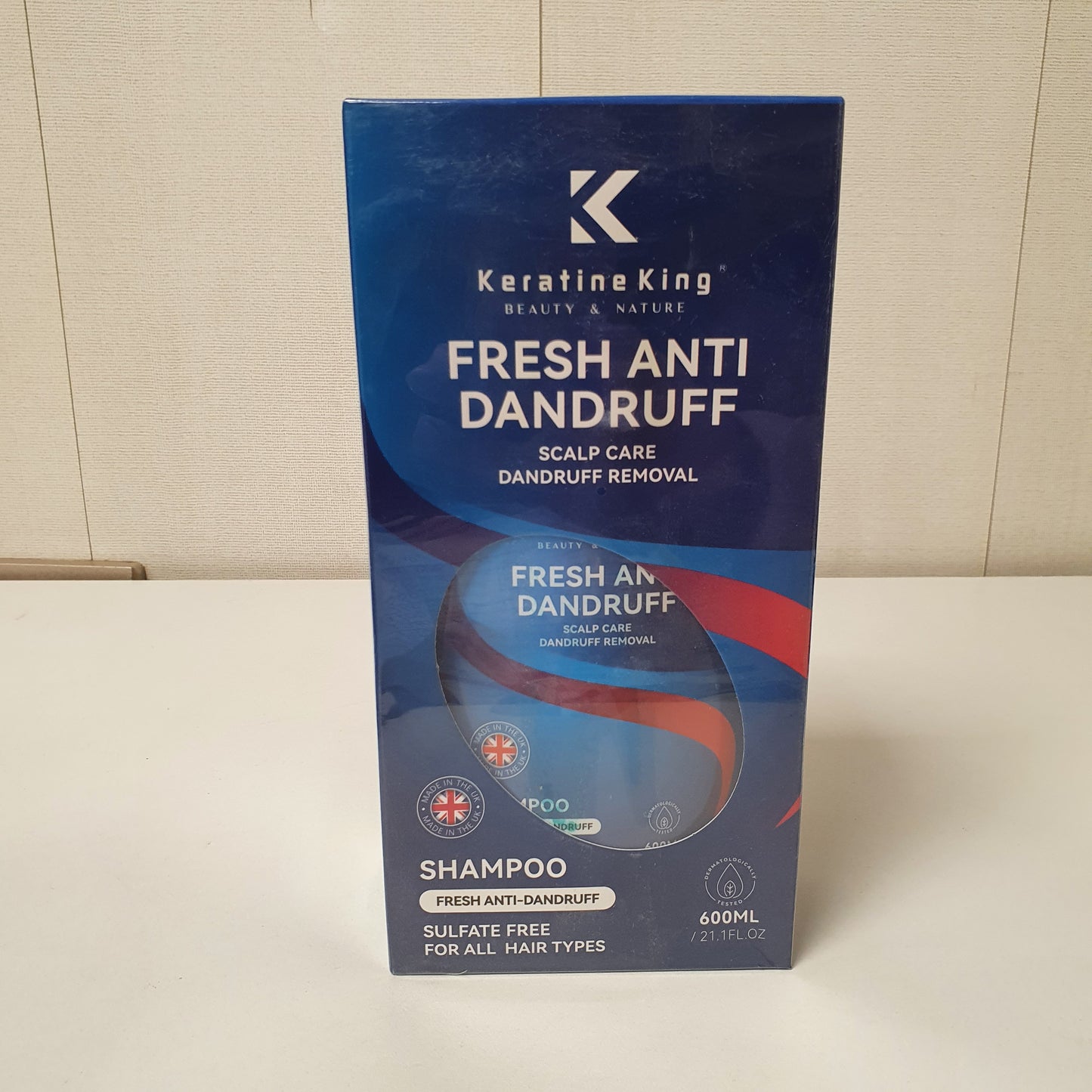 Keratine King Fresh Anti Dandruff Shampoo, 1
