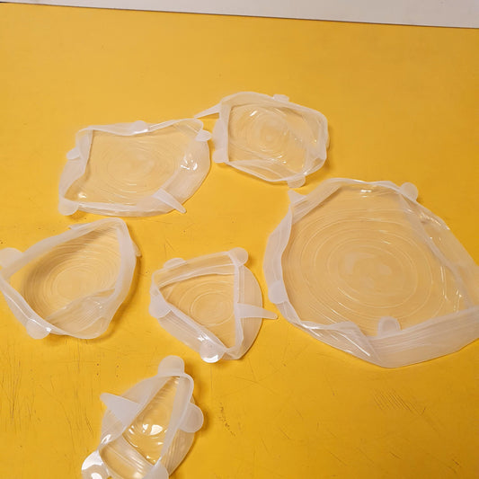 6 Pcs Universal Silicone Lid Cover Set , 31850