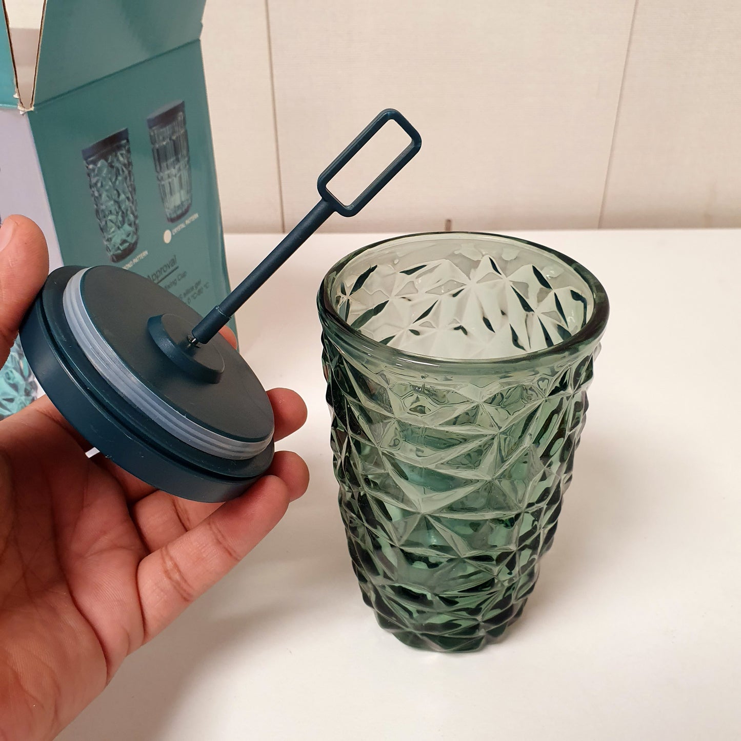 Automatic Mixing Diamond Glass Rechargeable, 121650