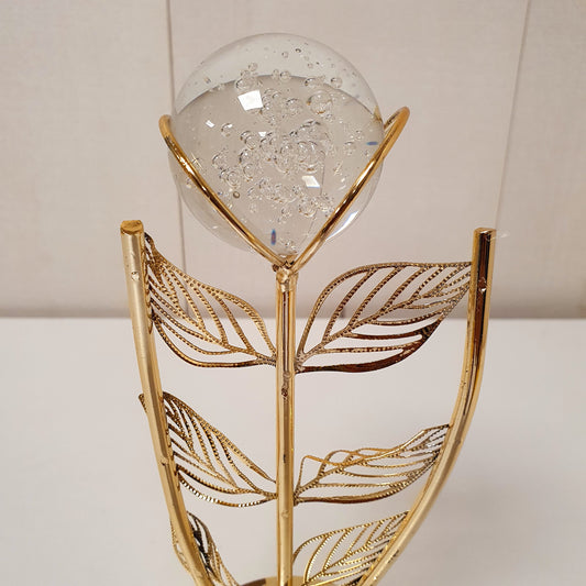 Golden Decoration with Crystal Ball, 121750