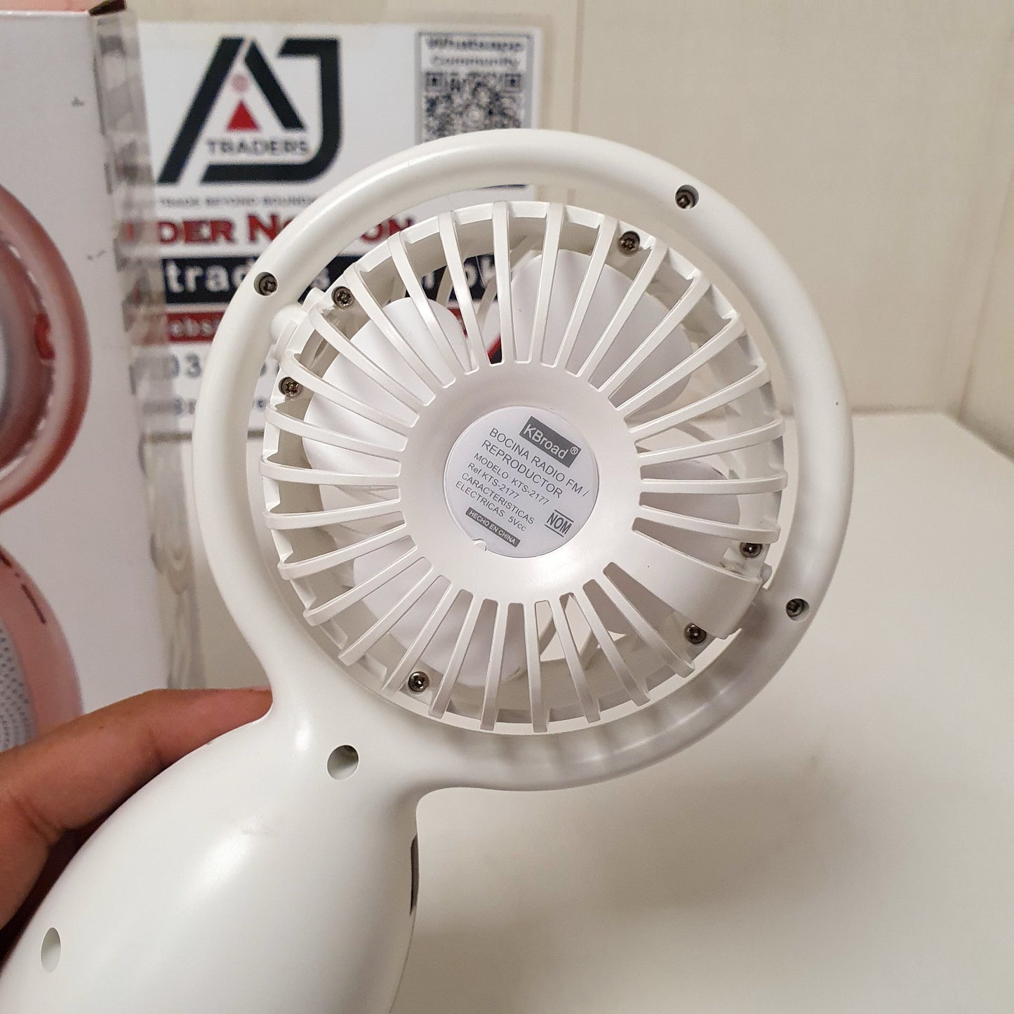 Portable Mini Fan With Bluetooth Speaker 61650
