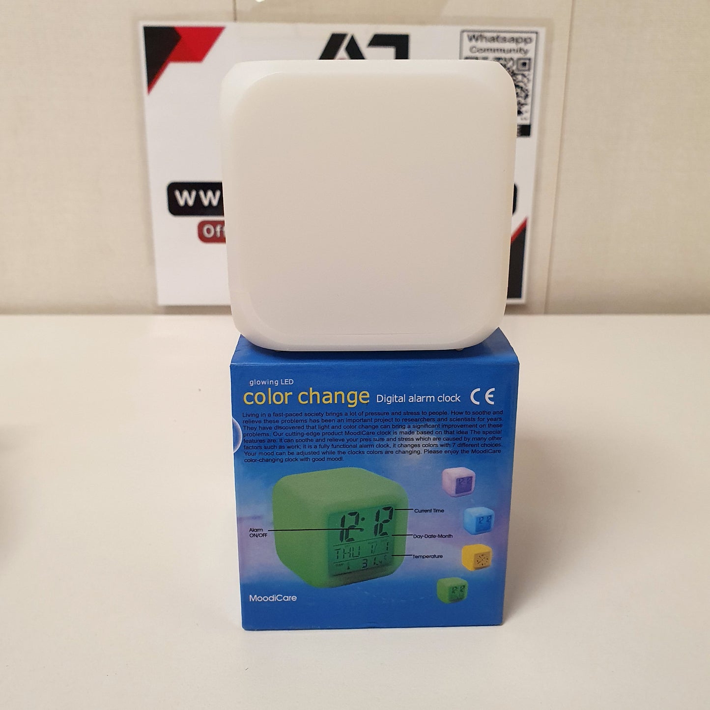 Color Changing Digital Alarm Clock, 51070