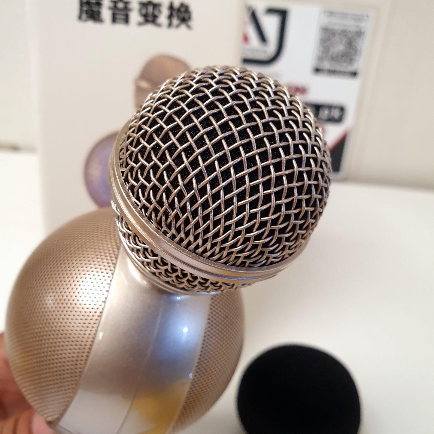 Stylish Karaoke Microphone with Bluetooth Speaker, 61450