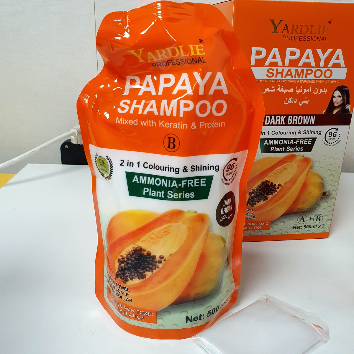 Papaya hair color Shampoo Professional , 12400