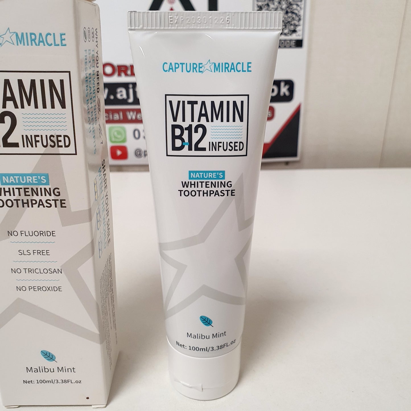 Vitamin B12 Infused Whitening Toothpaste, 21300