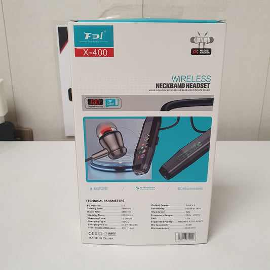 Surround Sound X-400 Wireless Neckband Headset, 23600