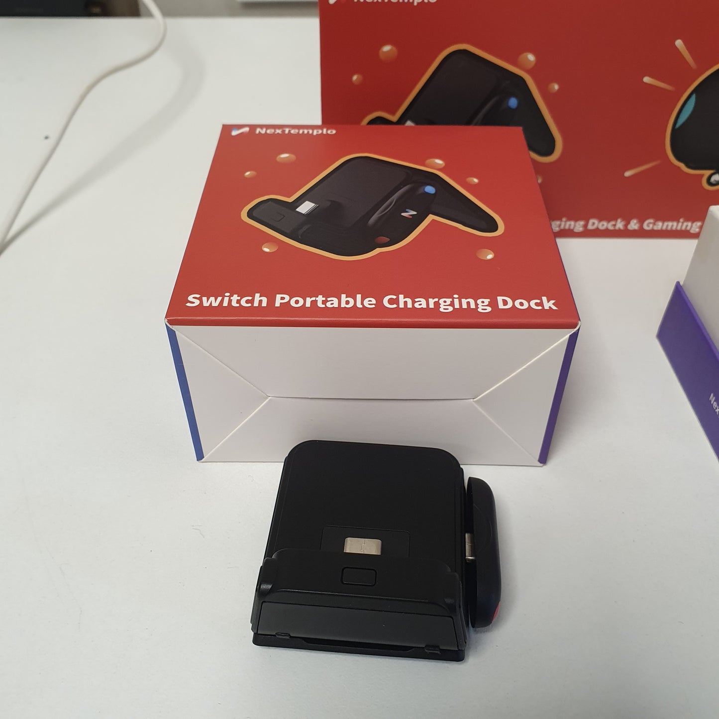 Nextemplo Switch Portable Charging Dock & Gaming Ear Buds, 201100