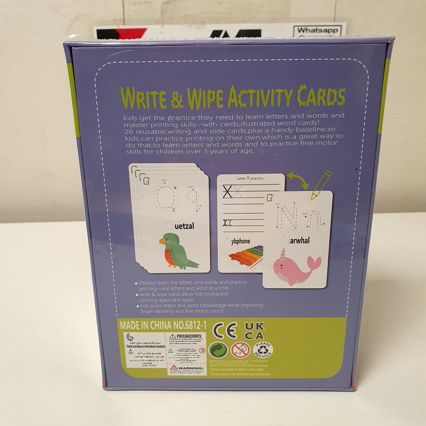 Write & Wipe Activity Cards, 31490
