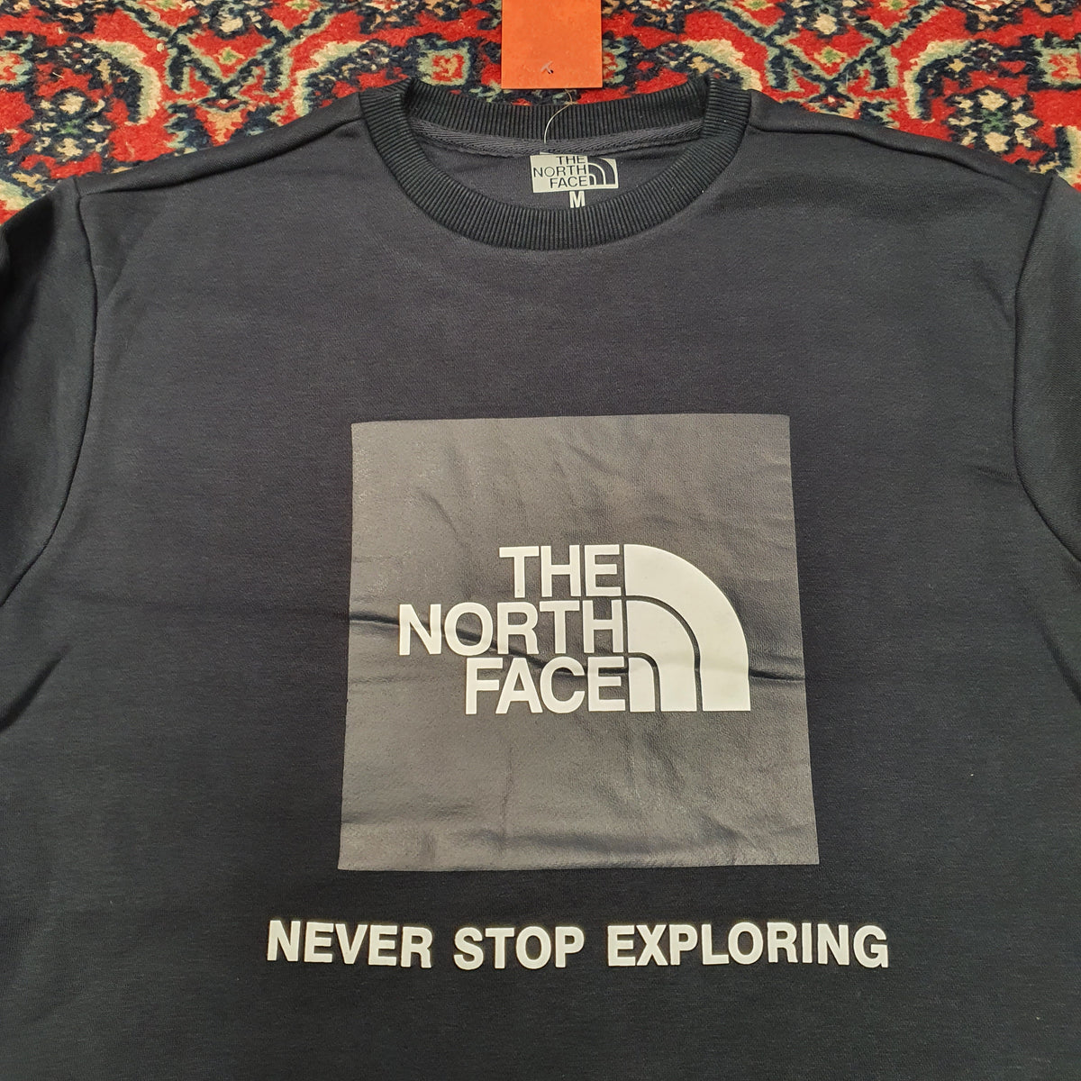 North Face Warm Front Design Blue Shirt, 424