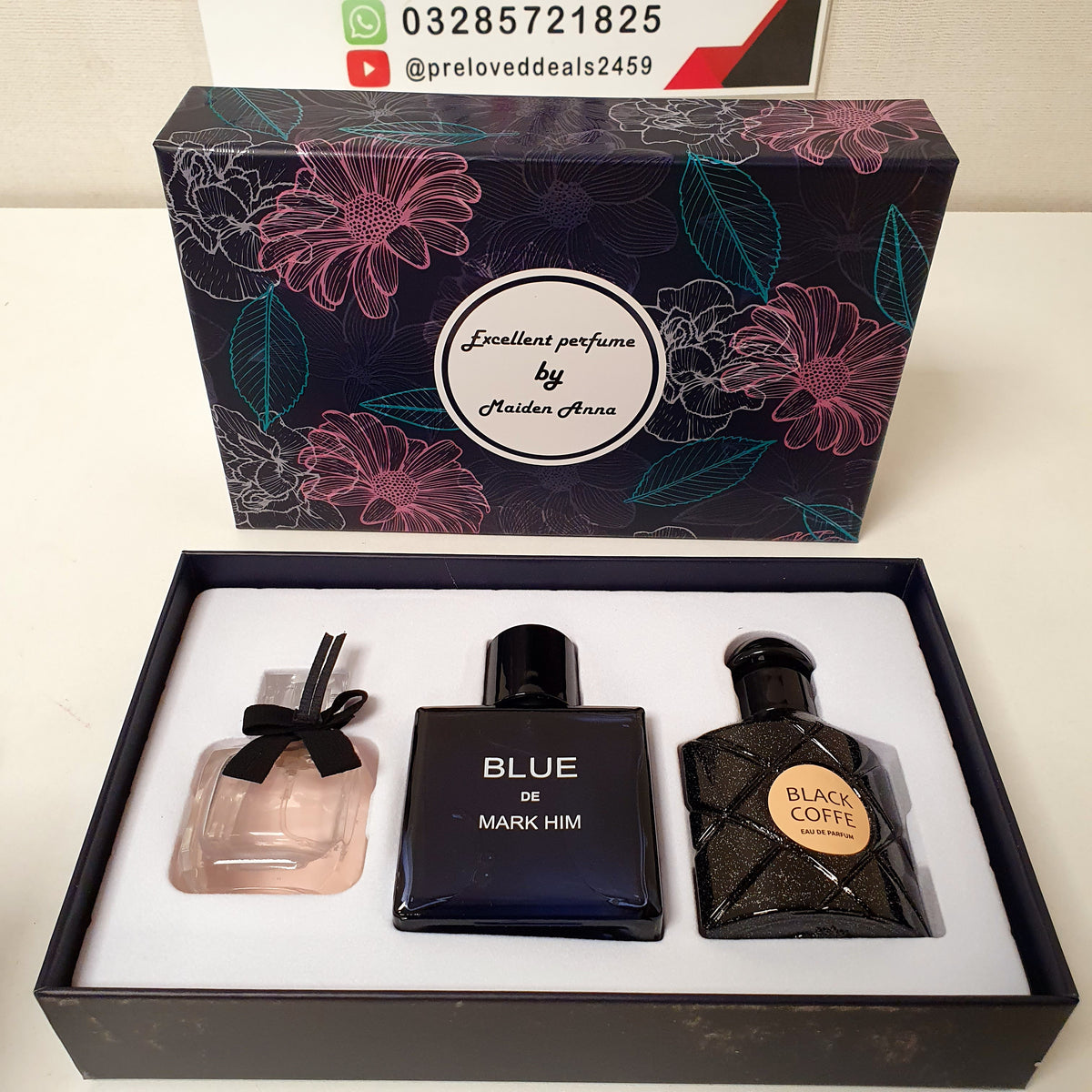 Blue De Mark Him and Black Coffee Perfume Gift Pack, 51230
