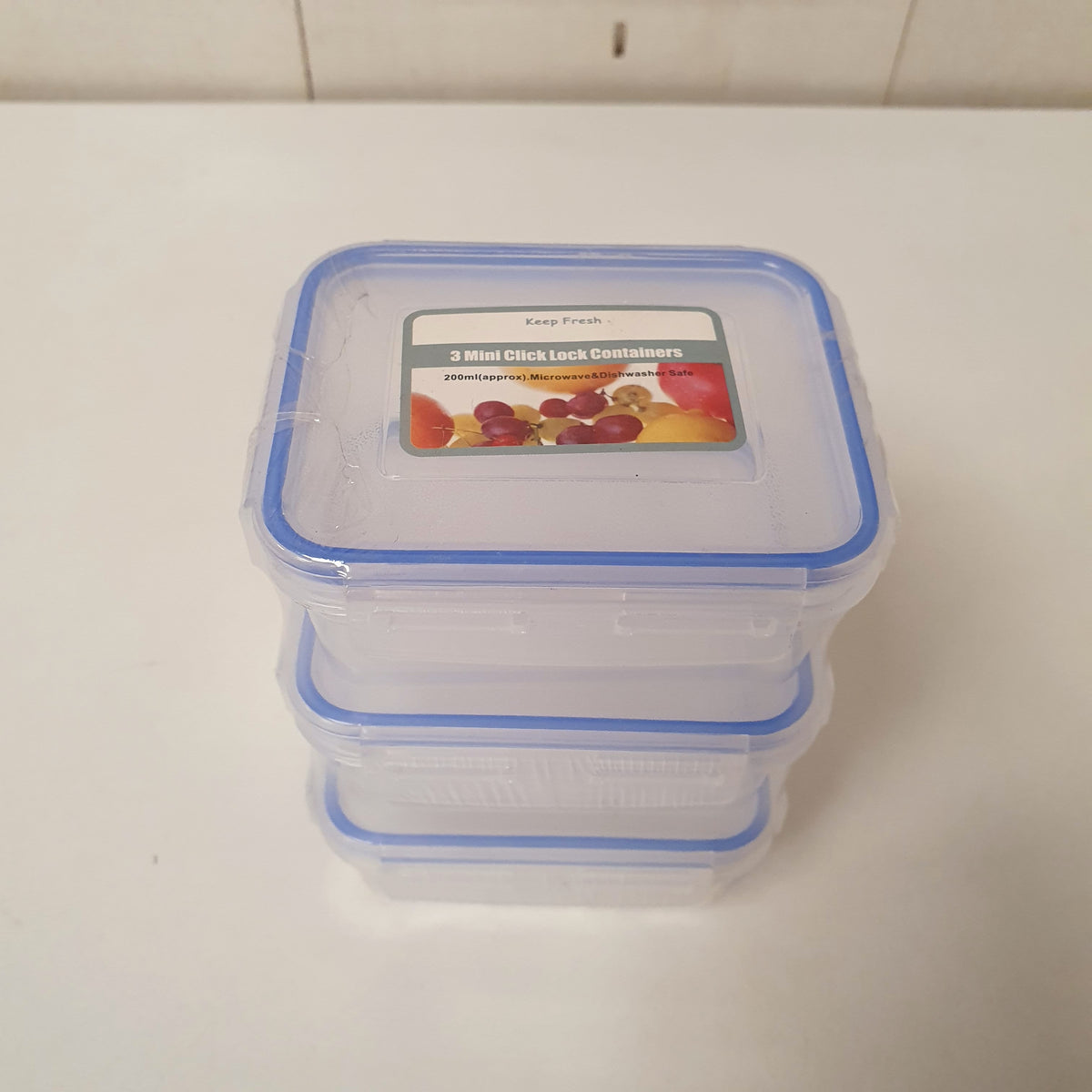 3 Pcs air Tight Silicone Box Pack, 241000