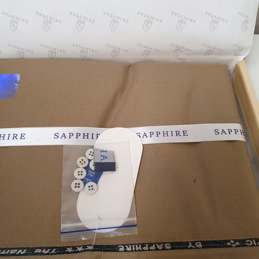 Almond Brown Sapphire Men's Suit Gift Box Pack, 103350