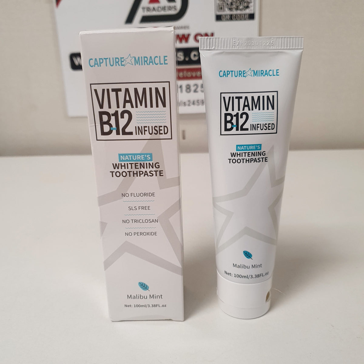 Vitamin B12 Infused Whitening Tooth Paste, 22000