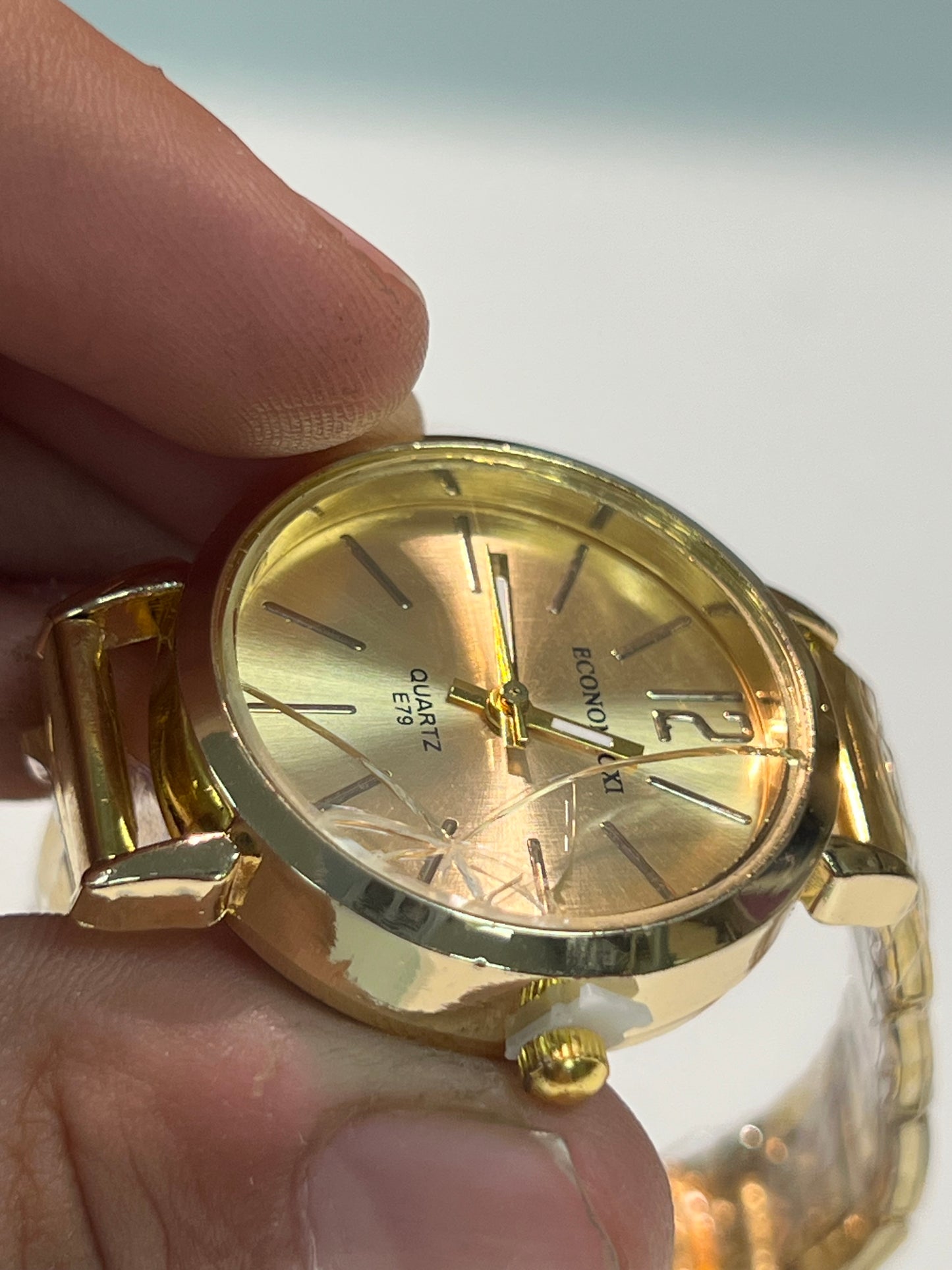 Glass Damaged Watch And Bracelet