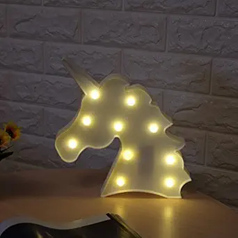 Unicorn Head Standing Light