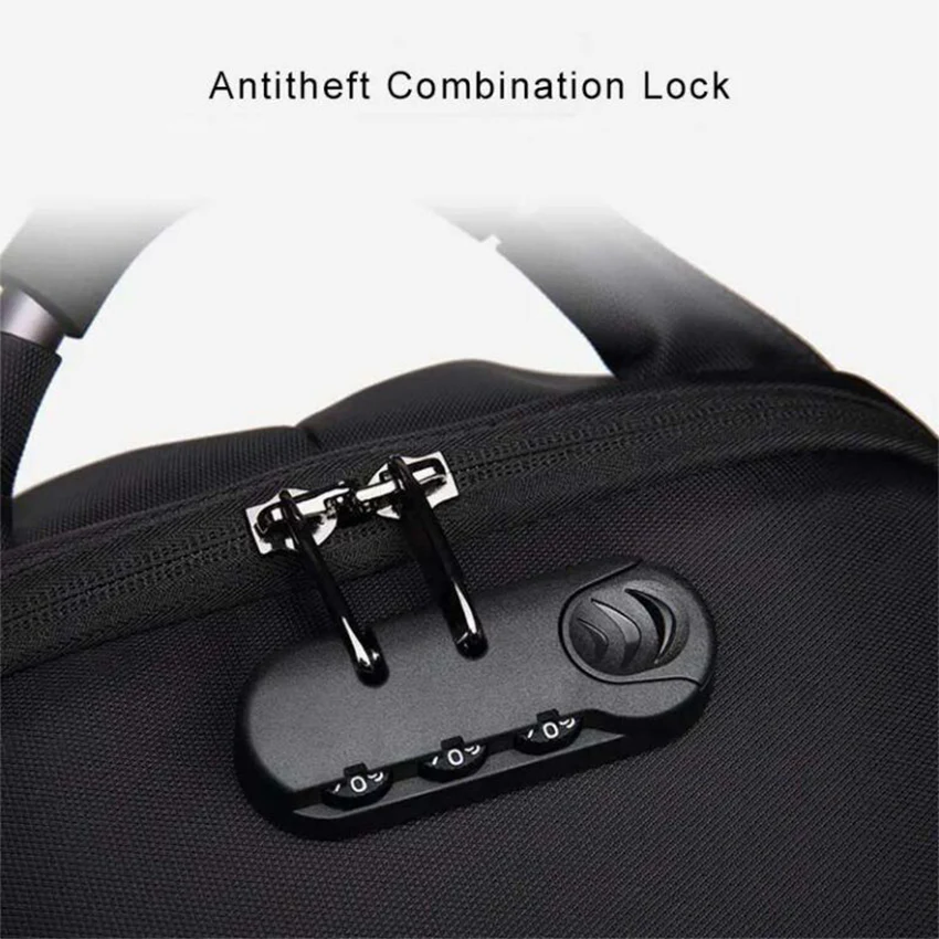 BIAOWANG Antitheft 15.6″ Backpack with USB & AUX