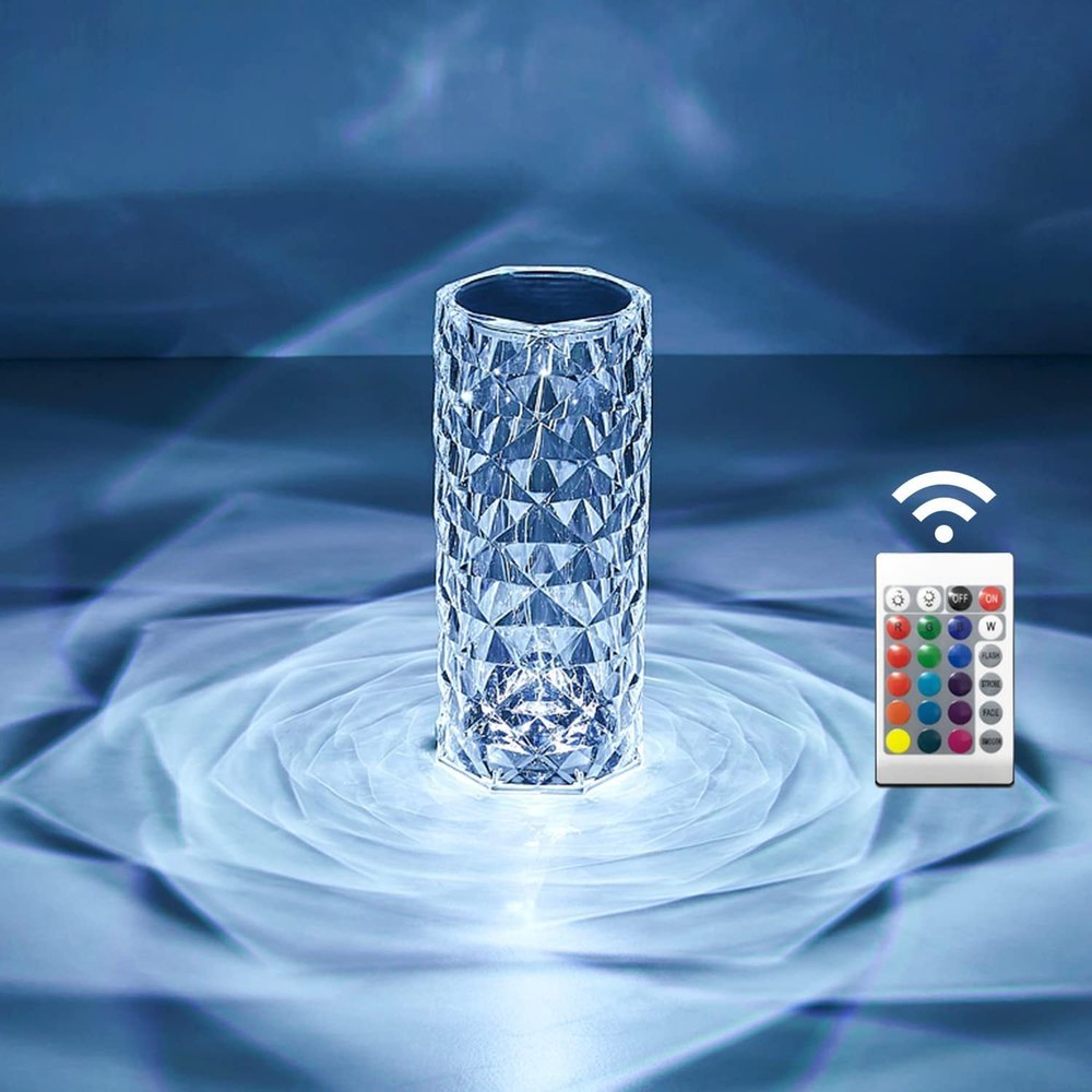 Usb Charging Touch Lamp Crystal Look, 121150