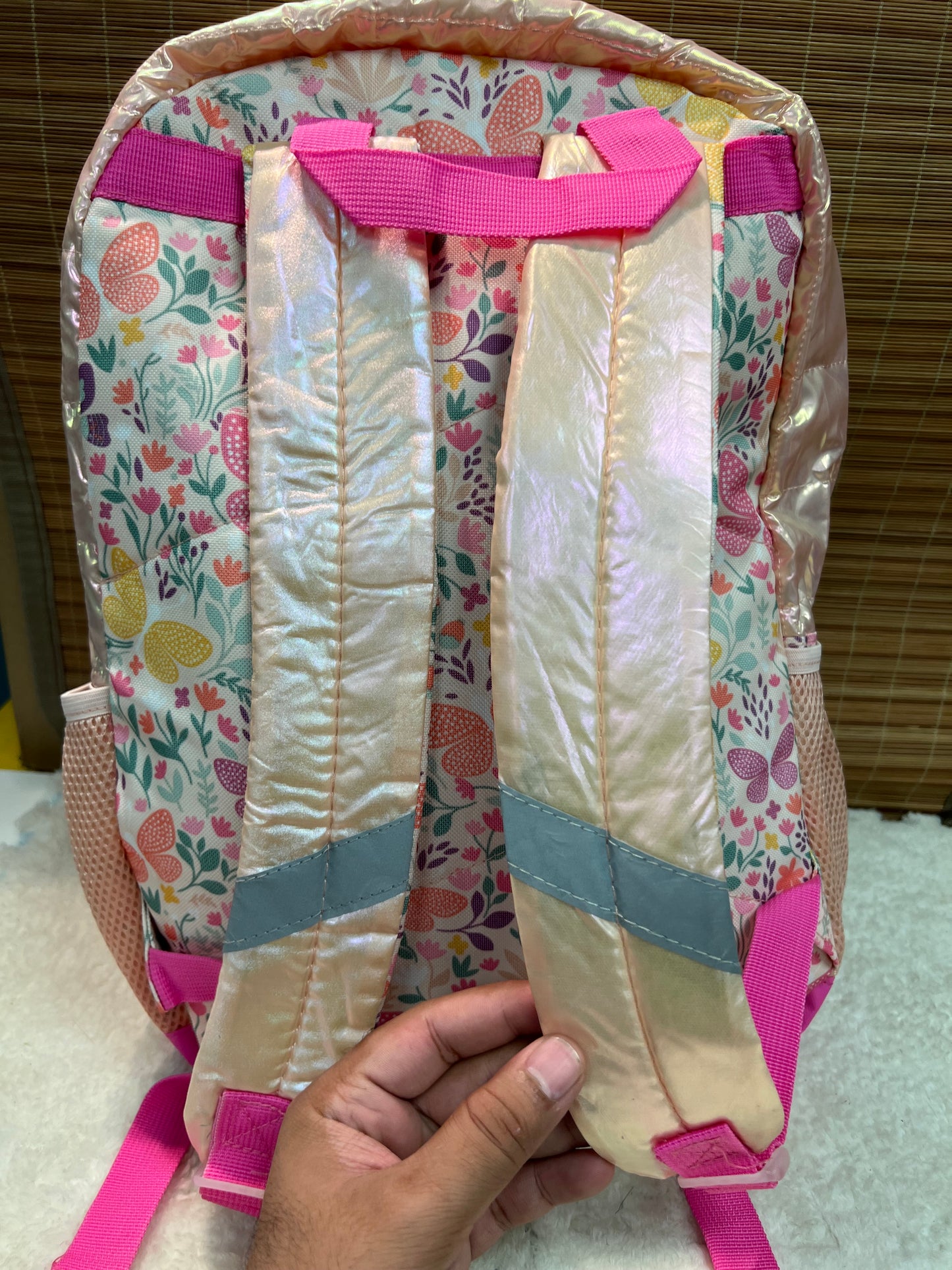 Girls Butterfly Style Backpack Bag
