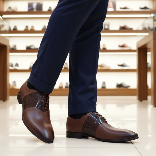 Sepals Brown Classic Shoes Turkish Hand Made ART005