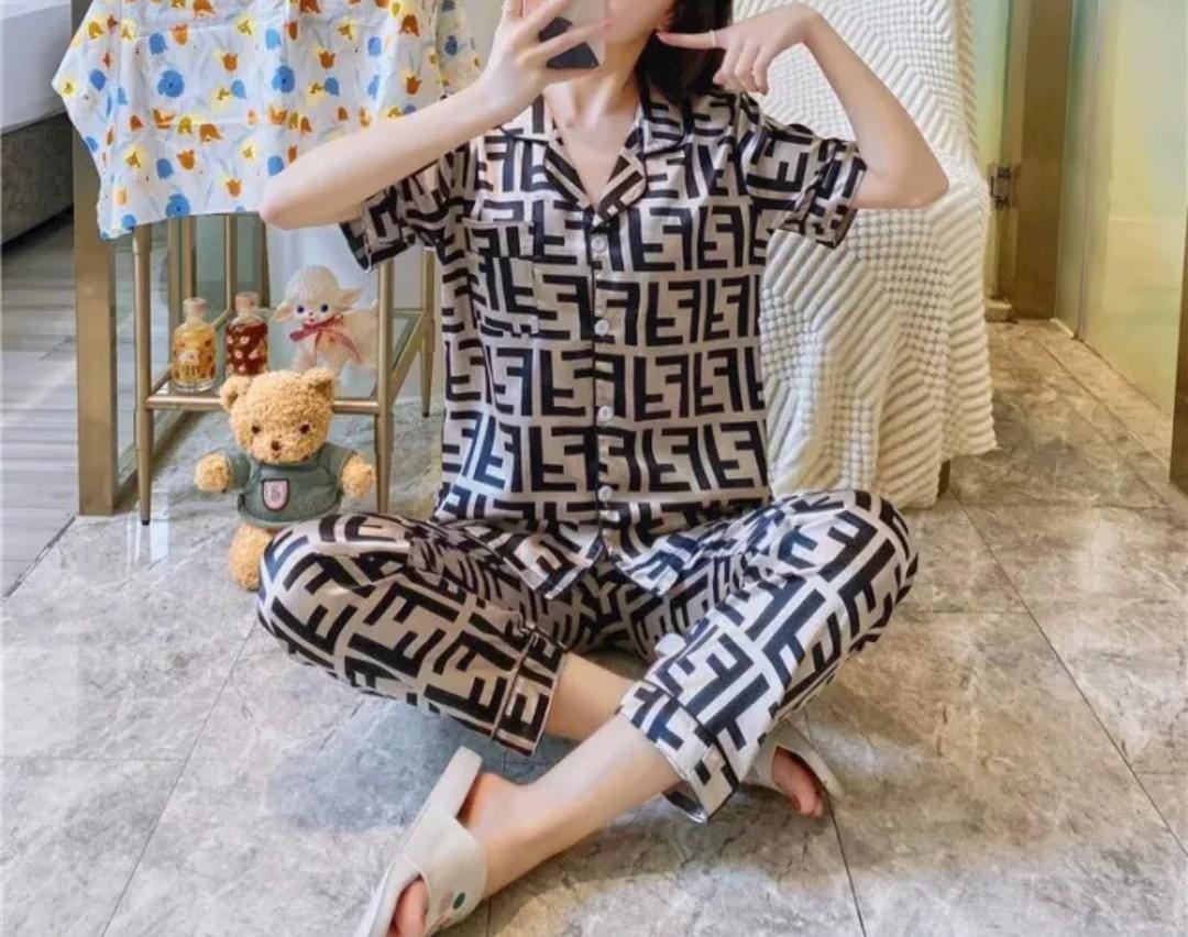 Fendi Ladies Night Dress Silk