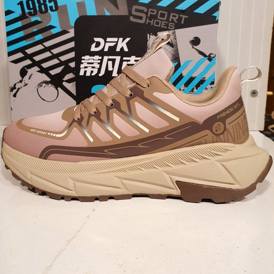 Joggers Sneakers Shoes Brown