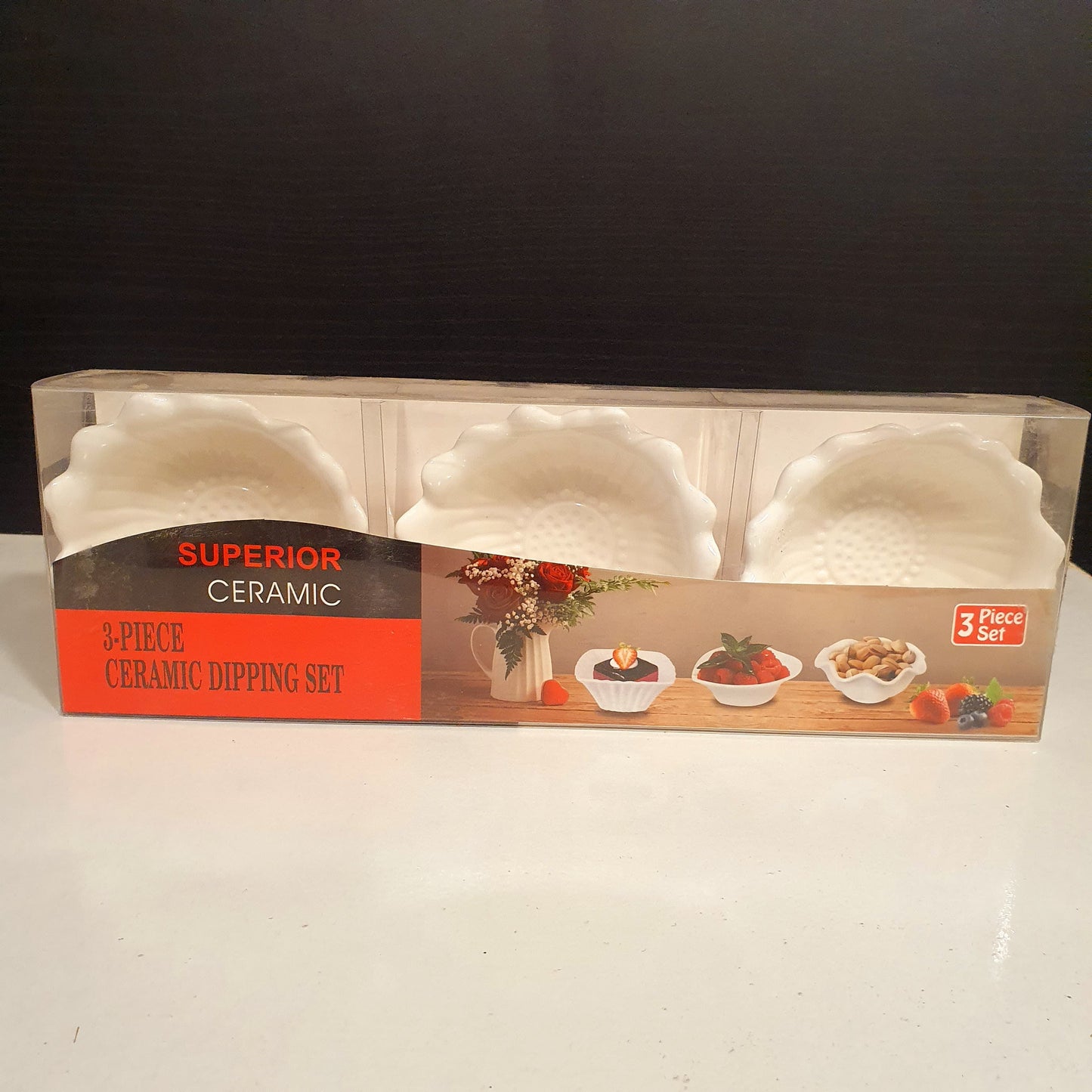 Superior Ceramic 3 Piece Dipping Set