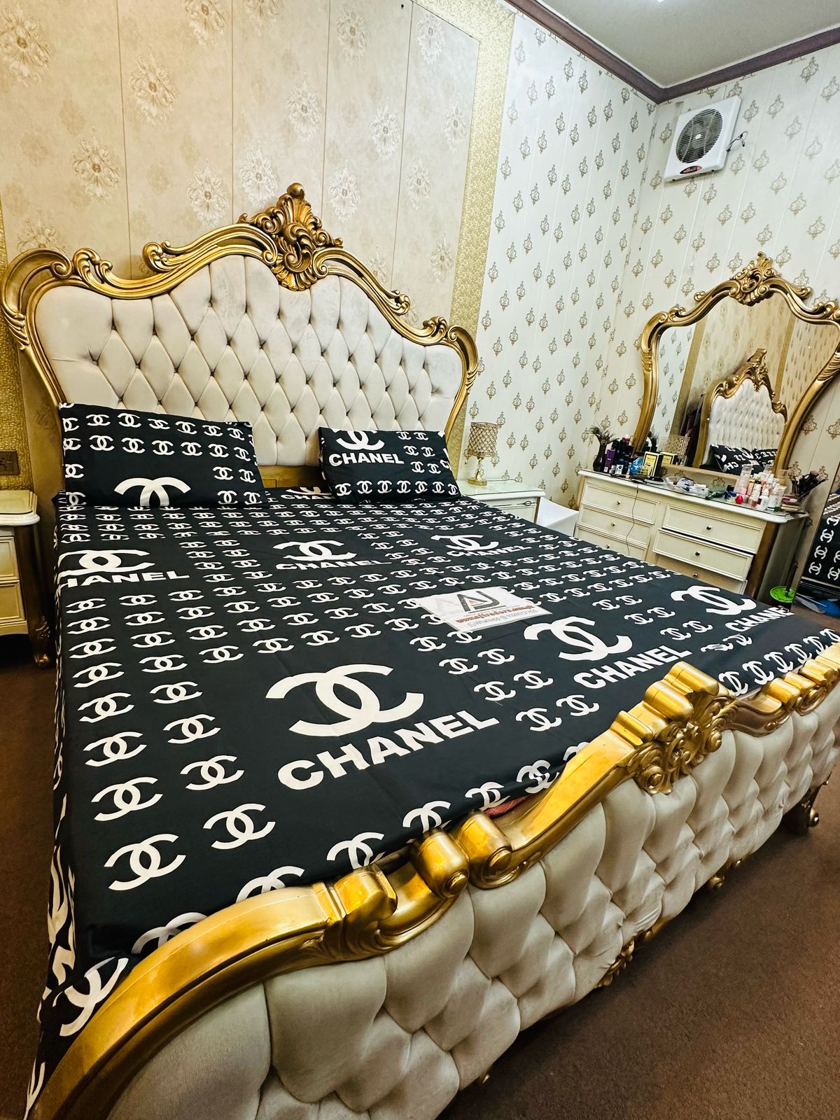 Chanel Bed Sheet With Pillow Cover