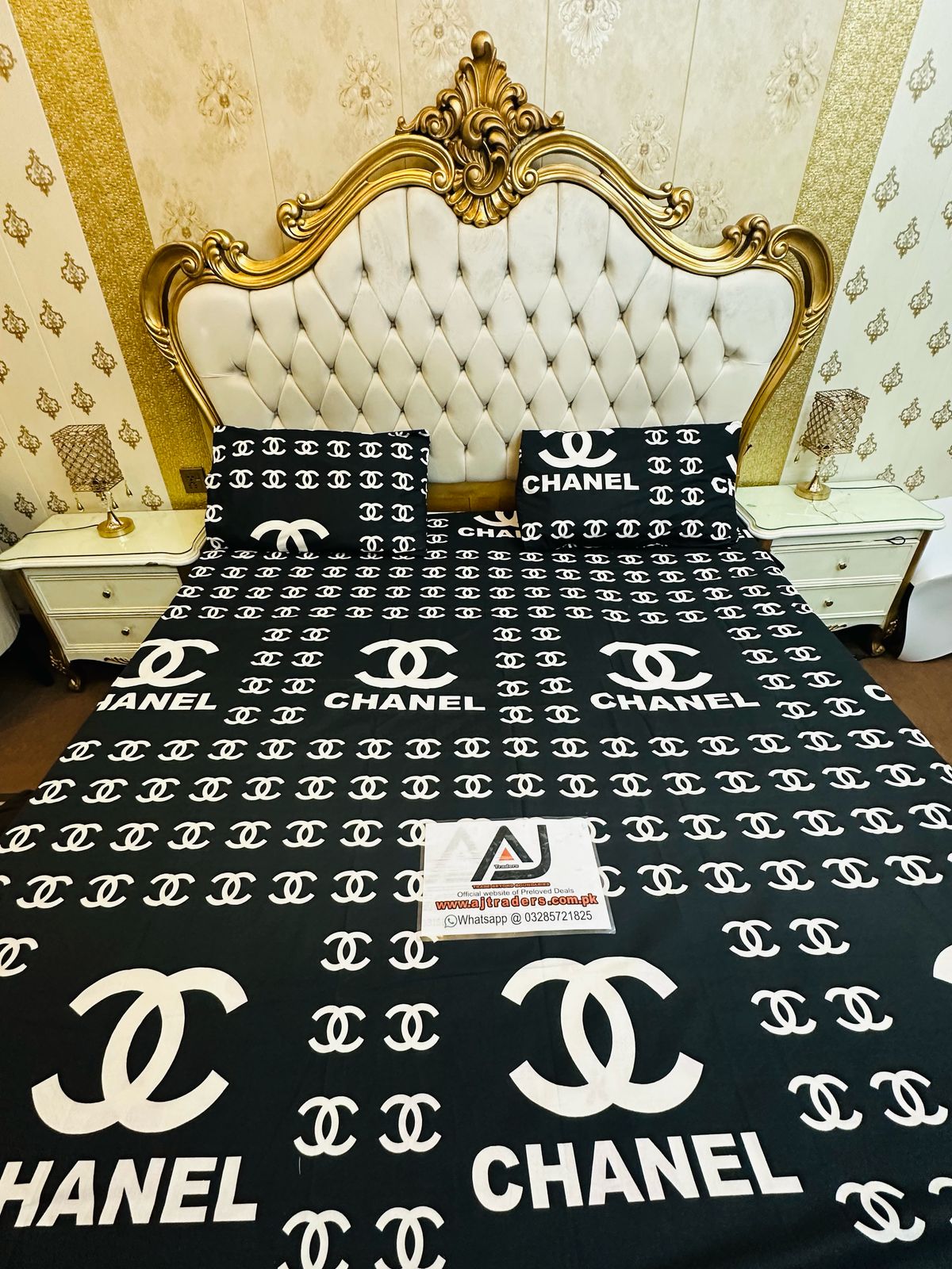 Chanel Bed Sheet With Pillow Cover