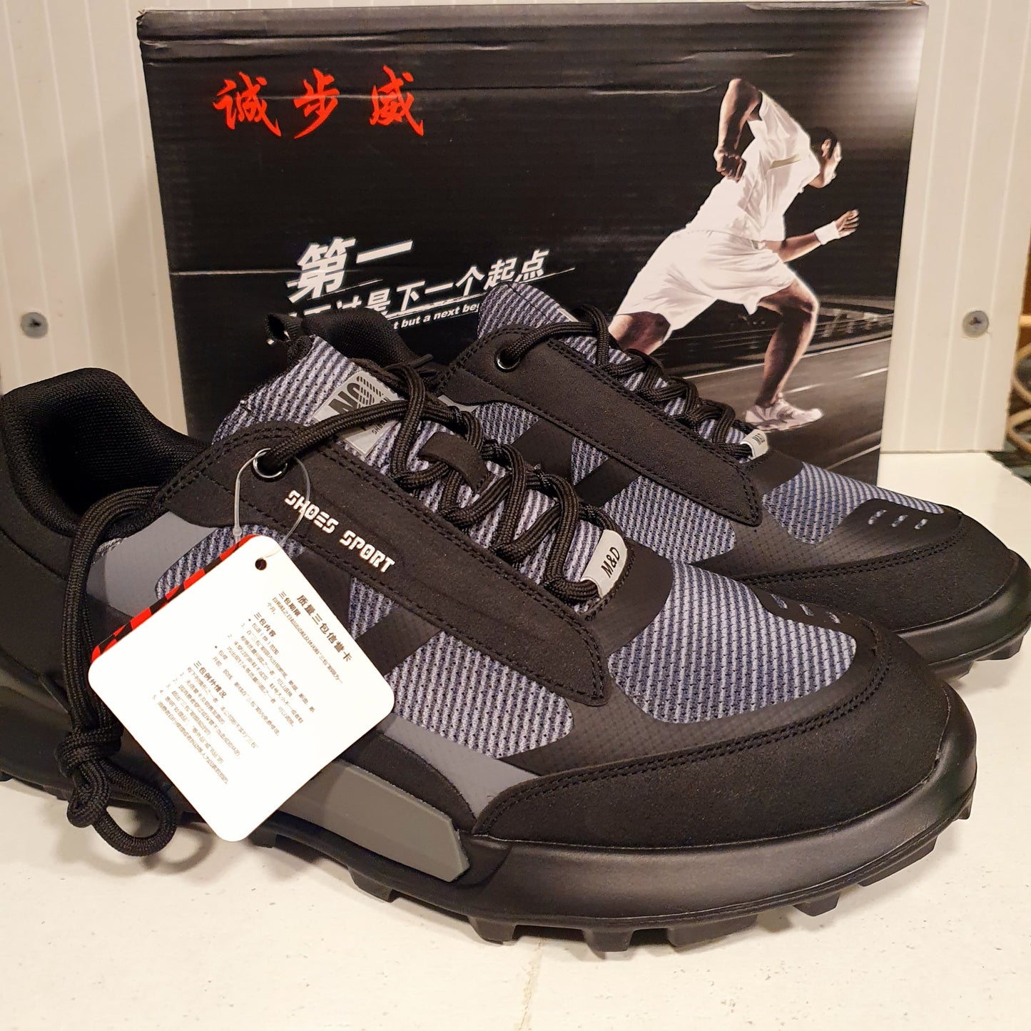 Fashion Shoes Sports Black Grey