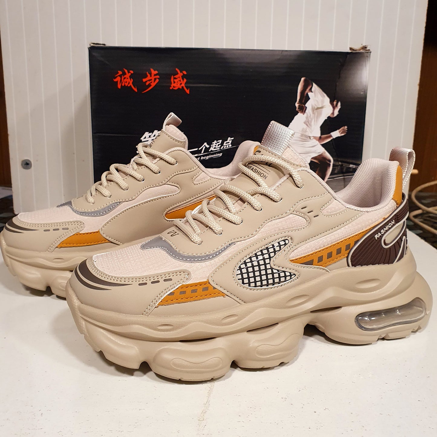 Shoes White Yellow Fashion