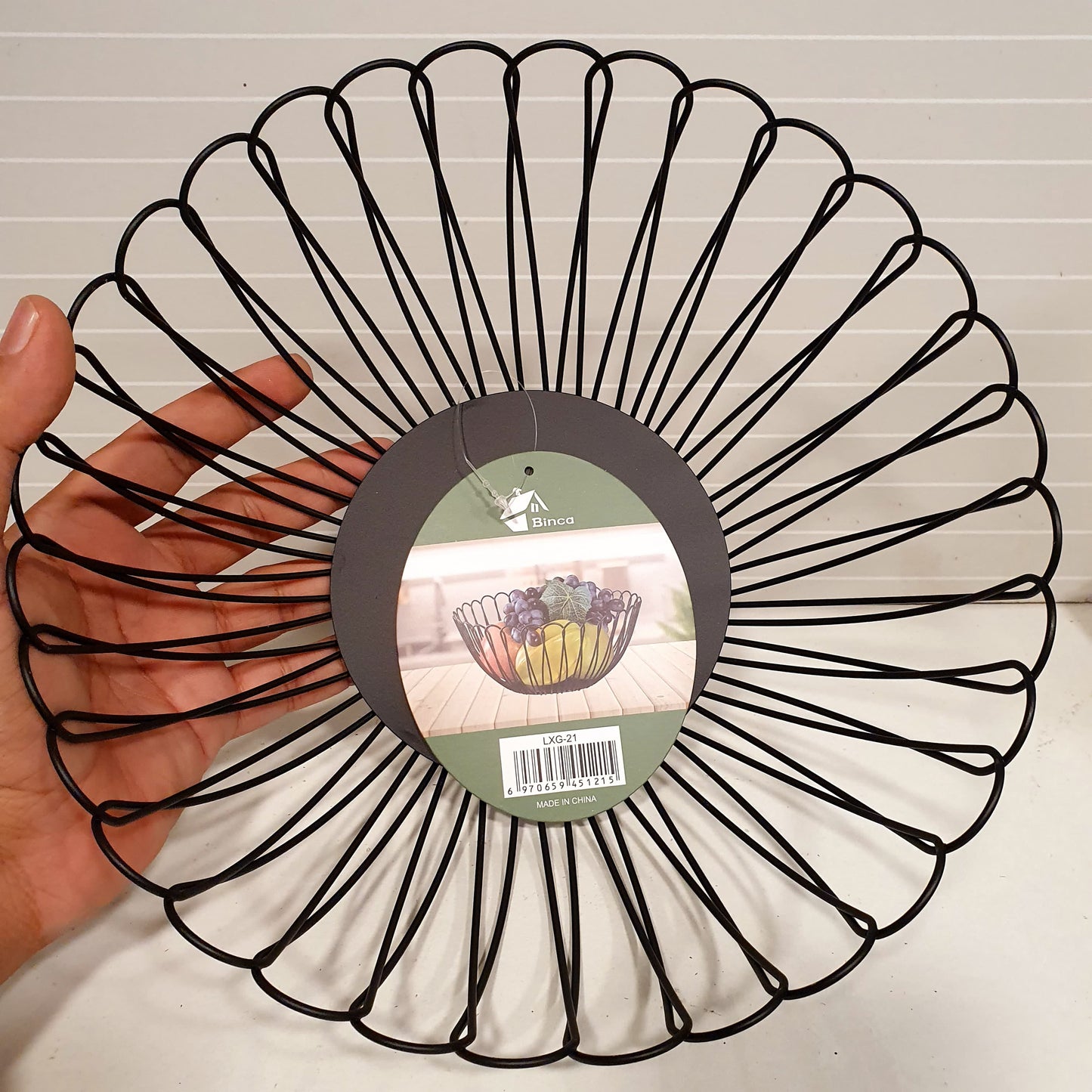 Fruit Serving Basket Black 21350