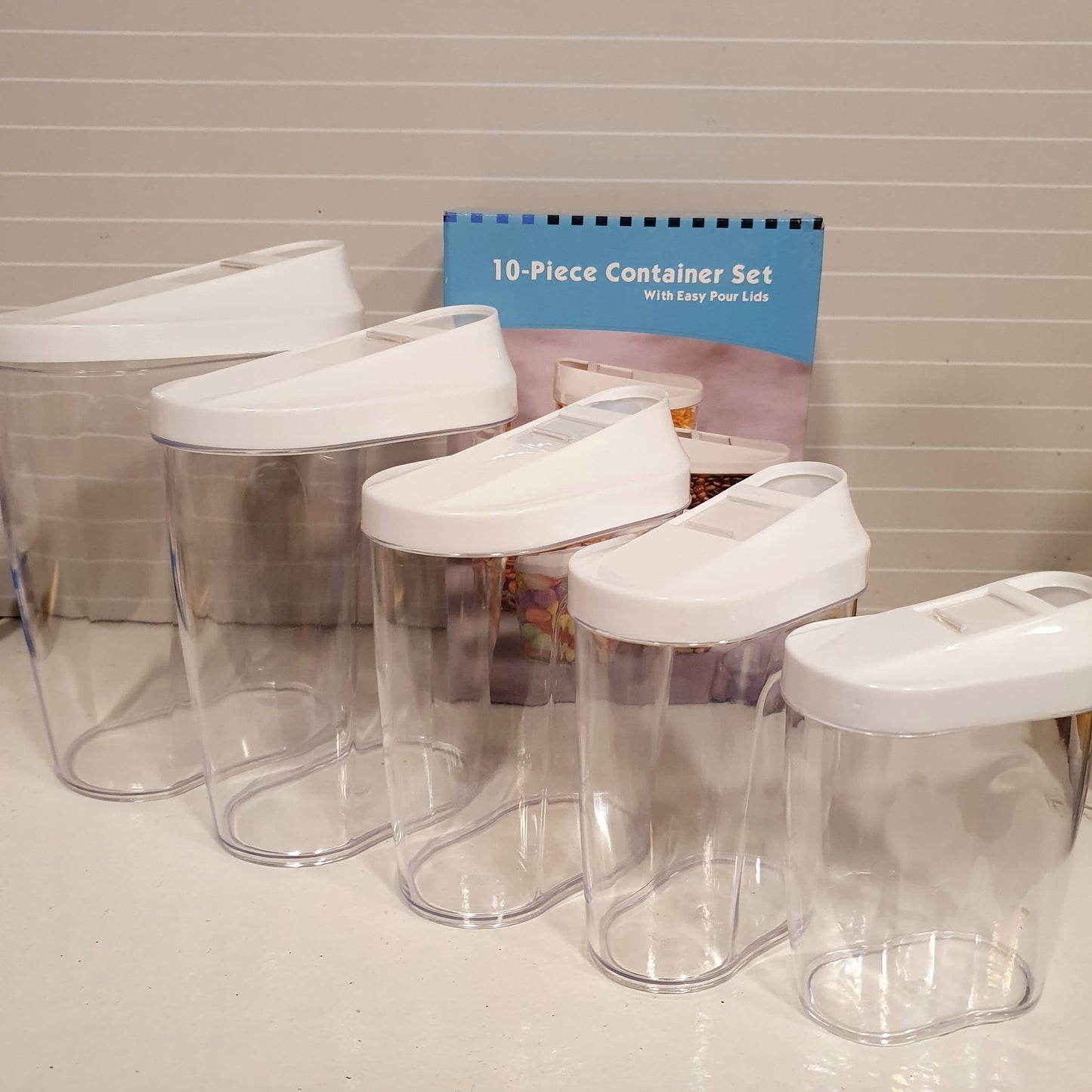 5 Pcs Container Set with Lid 21900