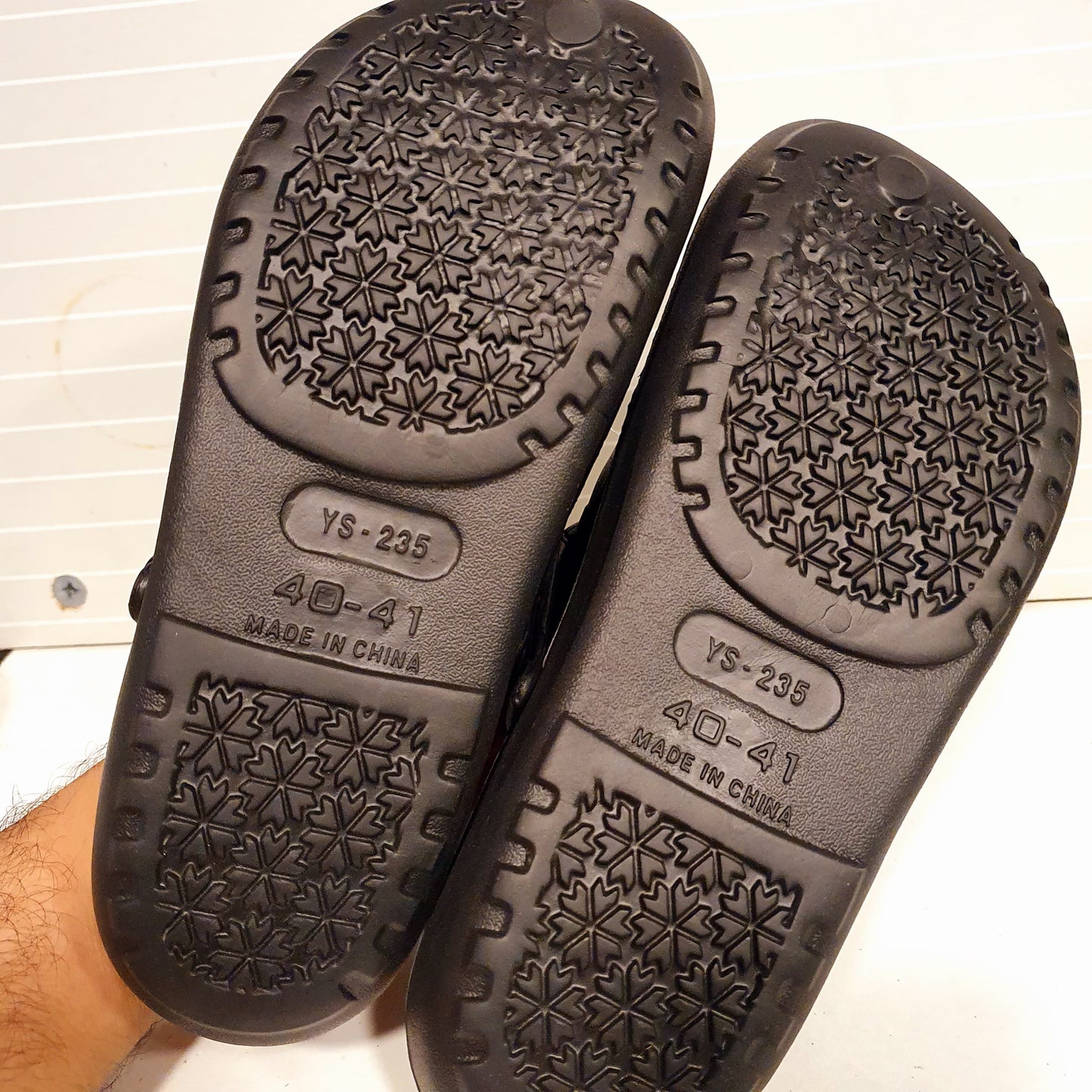 Black Slippers 41