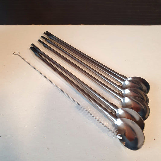 Silver Stainless Steel Feeding Spoons Set 31400