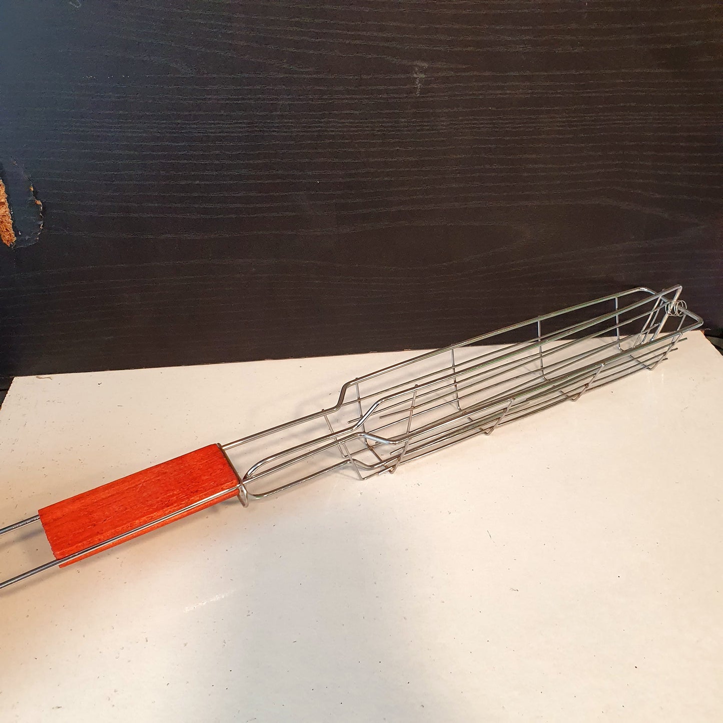 Single Kabab Basket BBQ Long Handle 21130