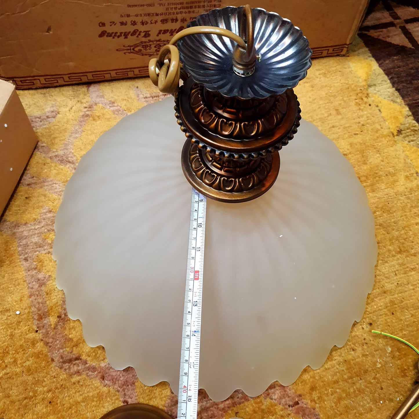 Glass Chandelier For Room Approx 15ft Dia #001