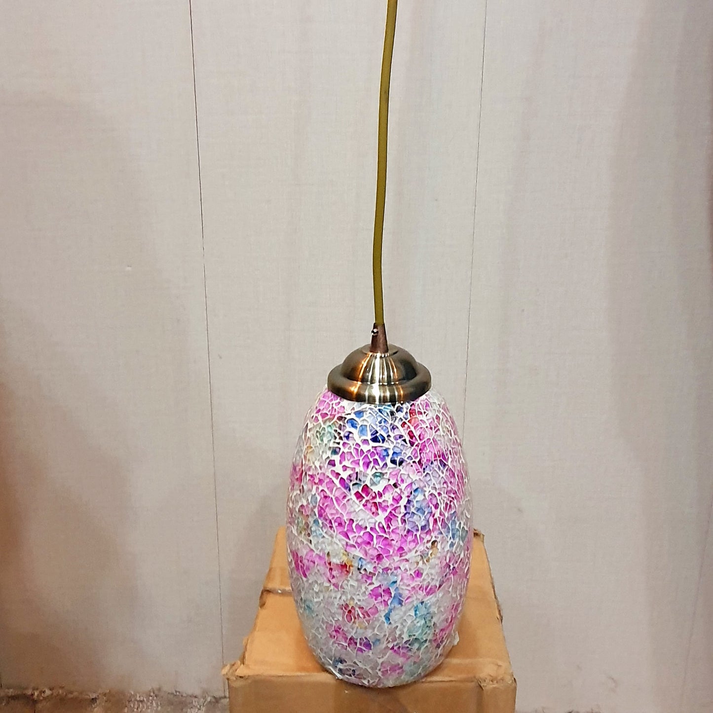 Mosaic Hand Made Hanging Lamp Chandelier #5