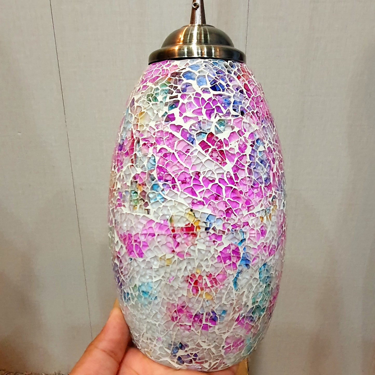 Mosaic Hand Made Hanging Lamp Chandelier #5