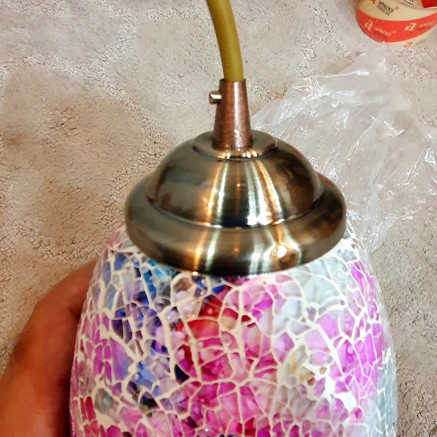 Mosaic Hand Made Hanging Lamp Chandelier #5