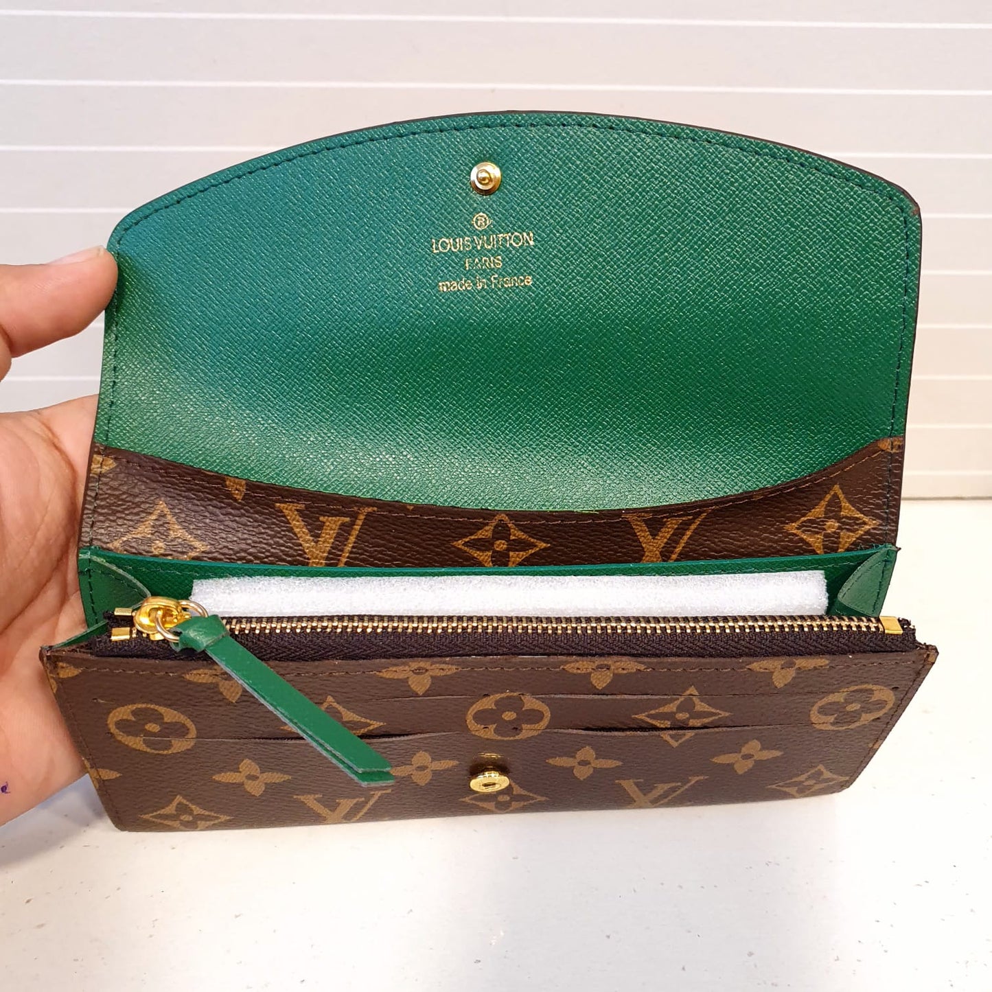LV Brown Ladies Clutch Wallet