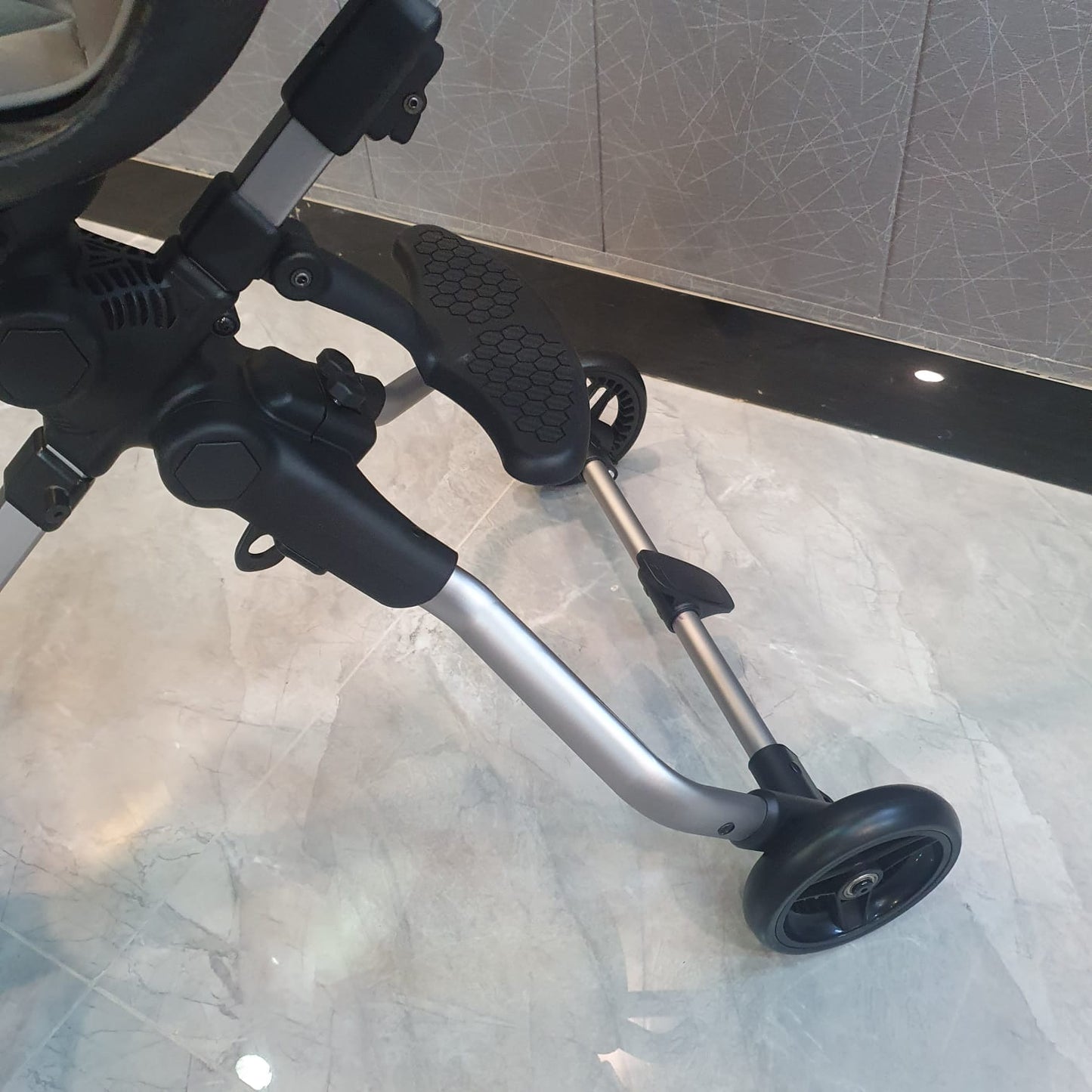 Baby Stroller, Foldable Four-Wheeled Child Stroller With Sun Shade