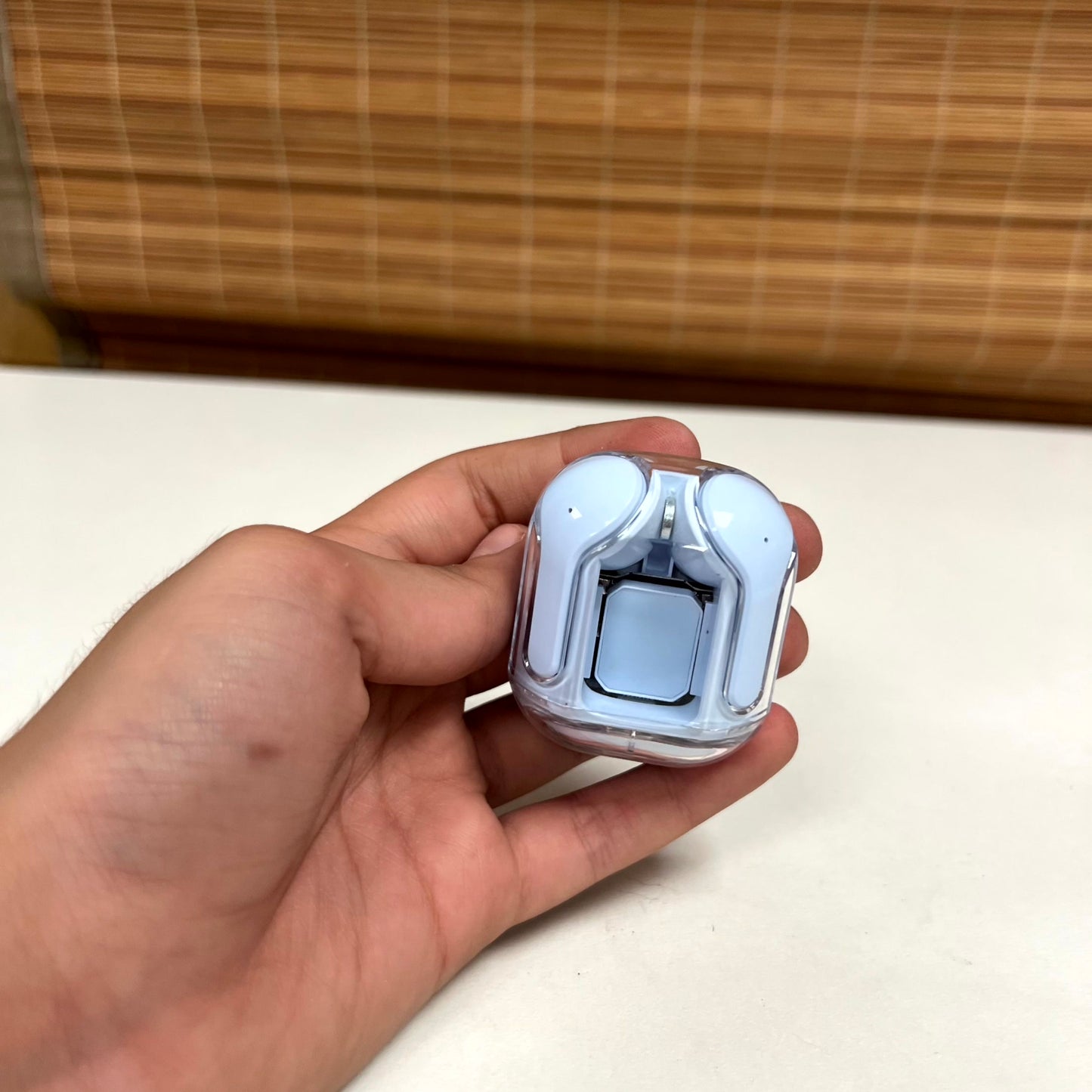 Blue Airpods