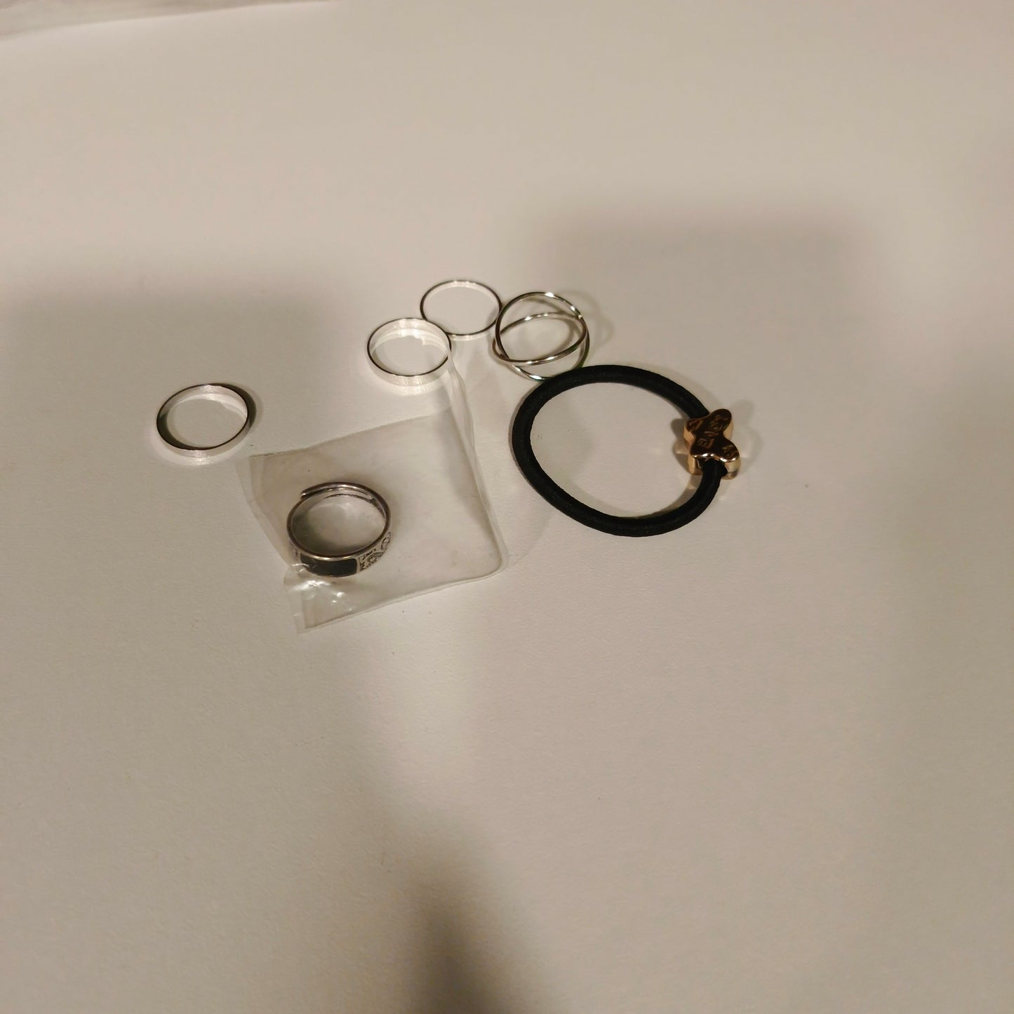 Mix Jewlery Pack Rings and black band